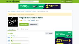 Virgin Broadband at Home Reviews - ProductReview.com.au
