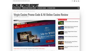 Virgin NJ Online Casino — Promo Code For $25 Free + $100 Cashback