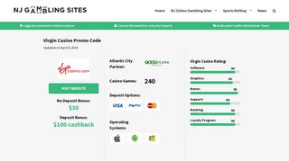 Virgin Casino Online Promo Code For $25 Free — No Deposit