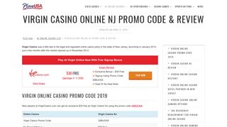 Virgin Casino Online NJ - Best Virgin Casino NJ Promo Code 2019
