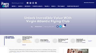 Unlock Incredible Value With Virgin Atlantic Flying Club