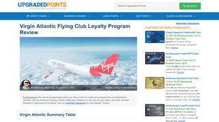 Virgin Atlantic Flying Club Loyalty Program Review [In-Depth]