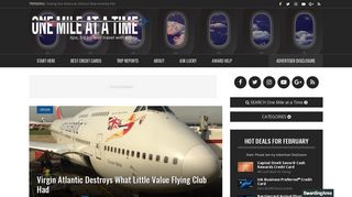 Virgin Atlantic Destroys What Little Value Flying Club Had - One Mile ...