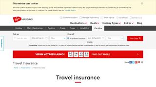 Travel Insurance | Holiday Insurance | Virgin Holidays