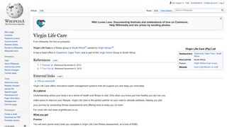 Virgin Life Care - Wikipedia