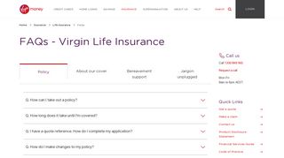 Life Insurance FAQs | Virgin Money