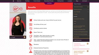 Benefits | Virgin Media Careers
