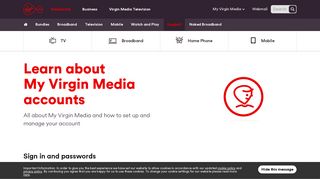 Learn about My Virgin Media accounts | Virgin Media Ireland