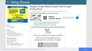 How to Login to the Netgear Virgin-Media-Super-Hub-2 - SetupRouter