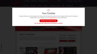 Virgin TV Anywhere - Watch TV on your computer ... - My Virgin Media