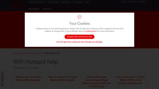 Connecting To Virgin Media WiFi