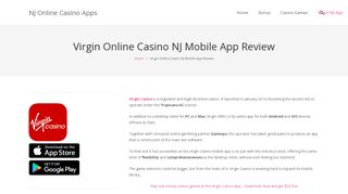 Virgin Online Casino NJ App - Virgin Mobile Casino App for iOS and ...