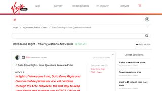 Solved: Data Done Right - Your Questions Answered - Virgin Mobile ...