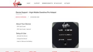 Device Support on your Virgin Mobile Overdrive Pro Hotspot - Virgin ...