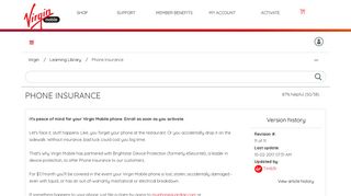 Phone Insurance - Virgin Mobile Community