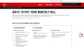Ways to Pay your Monthly Bill - Preauthorized Debit - Virgin Mobile ...