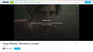 Virgin Mobile “Members Lounge” on Vimeo