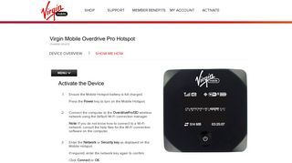 Activate the Device - Virgin Mobile