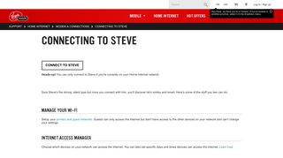 Connecting to Steve - Virgin Mobile Canada
