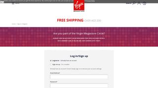 Login | Virgin Megastore