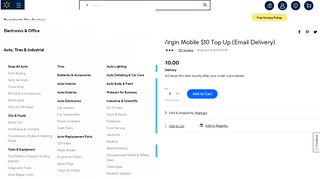 Virgin Mobile $10 Top Up (Email Delivery) - Walmart.com