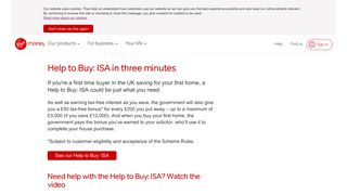 Three Minute Money | Help to Buy: ISA | Virgin Money UK