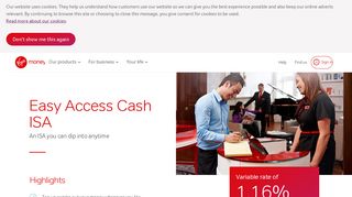 Easy Access Cash ISA | ISAs | Savings | Virgin Money UK