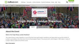 Virgin Money London Marathon | Events | realbuzz.com