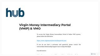 Virgin Money Intermediary Portal (VMIP) & VMO – Dashboard