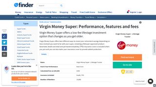 Virgin Money Super - Finder
