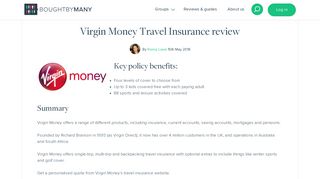 Virgin Money Travel Insurance review - Bought By Many