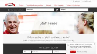 Praise a member of staff - Virgin Trains