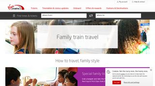 Trains Tickets for Family Travel - Virgin Trains