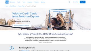 Velocity Credit Cards | AMEX Australia - American Express