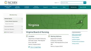 Virginia Board of Nursing | NCSBN