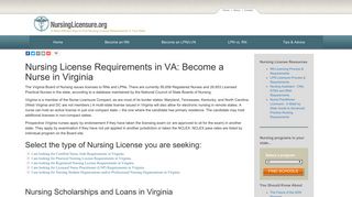 Nursing License Requirements in VA | Become a Nurse in VA