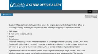 Virginia Community College System - Login to your account