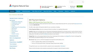 Pay Your Bill - Virginia Natural Gas