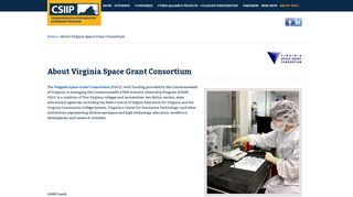 About Virginia Space Grant Consortium | Commonwealth STEM ...
