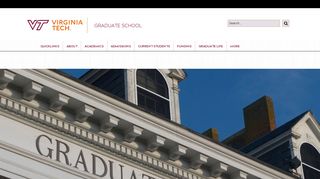 Graduate School | Graduate School | Virginia Tech