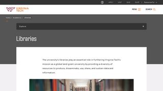 Libraries | Virginia Tech