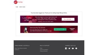 Sign on to Virgin Money Credit Cards