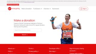 Sponsor a friend or donate to a charity | Make a ... - Virgin Money Giving