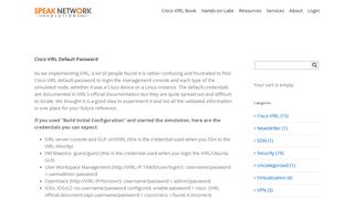 Cisco VIRL Default Password – Cisco VIRL Courses Hands-on Labs ...