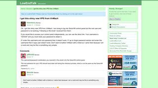 I got this shiny new VPS from VirMach — LowEndTalk
