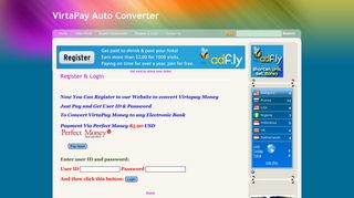 VirtaPay Auto Converter: Register & Login