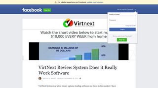 VirtNext Review System Does it Really Work Software | Facebook