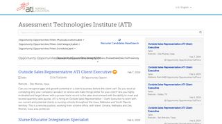 Assessment Technologies Institute (ATI) - My Job Search