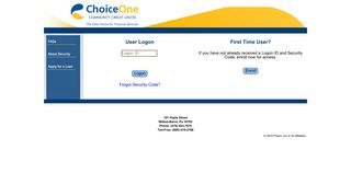 Choice One Federal Credit Union