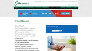 Virtual Branch - Champion Credit Union